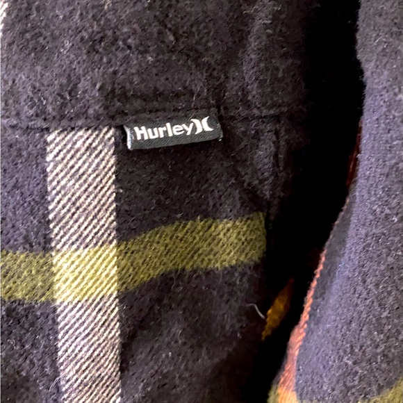Hurley Button Down Flannel Top - Picture 3 of 3